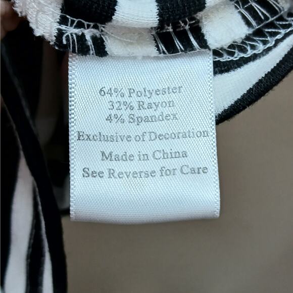 Luciano Dante Striped Nautical Anchor Buttons Jacket Black White Size Medium - Picture 5 of 6